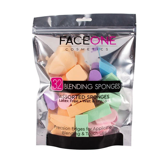 FACEONE 32PCS Asst Beauty Blender Set #20013