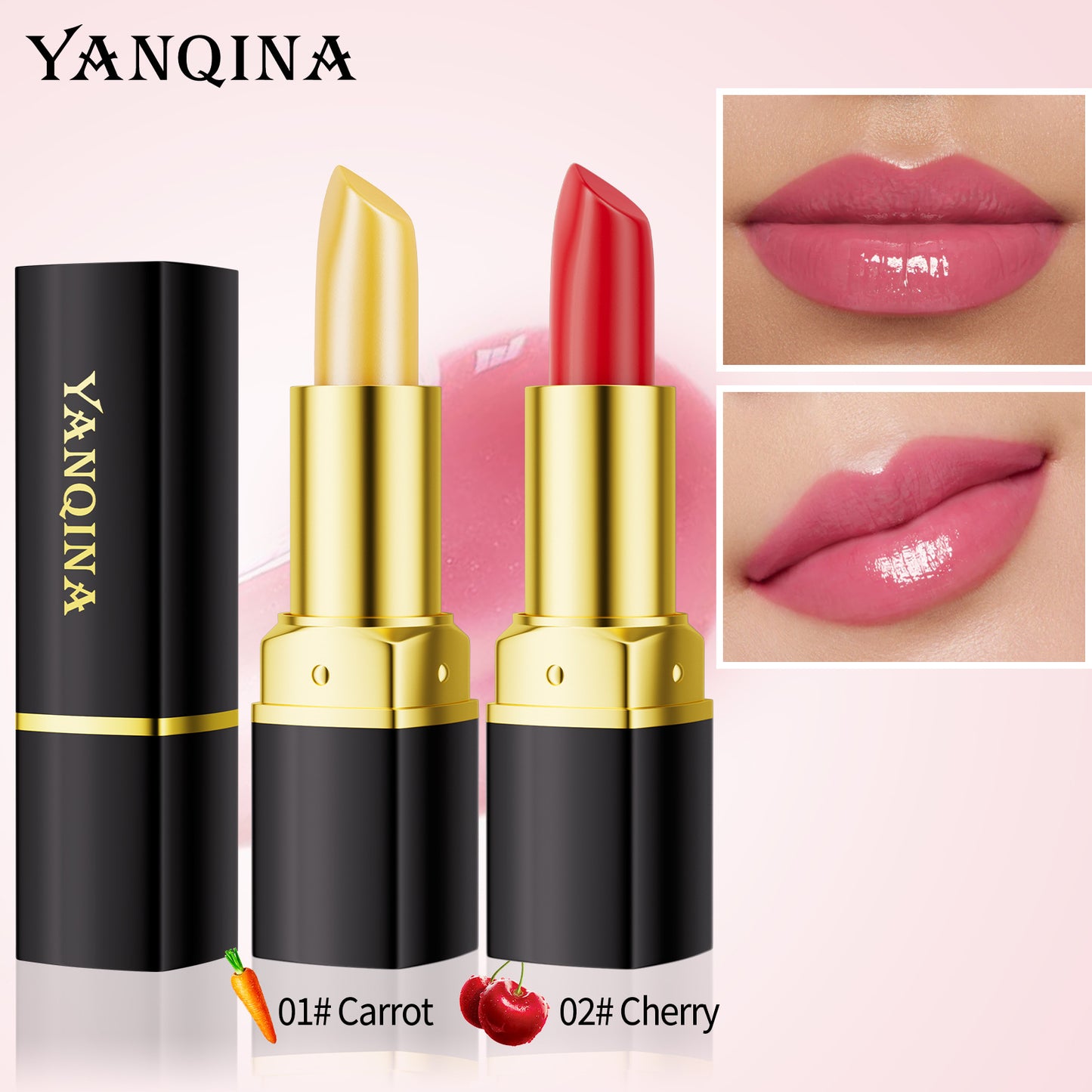 Temperature change lip balm